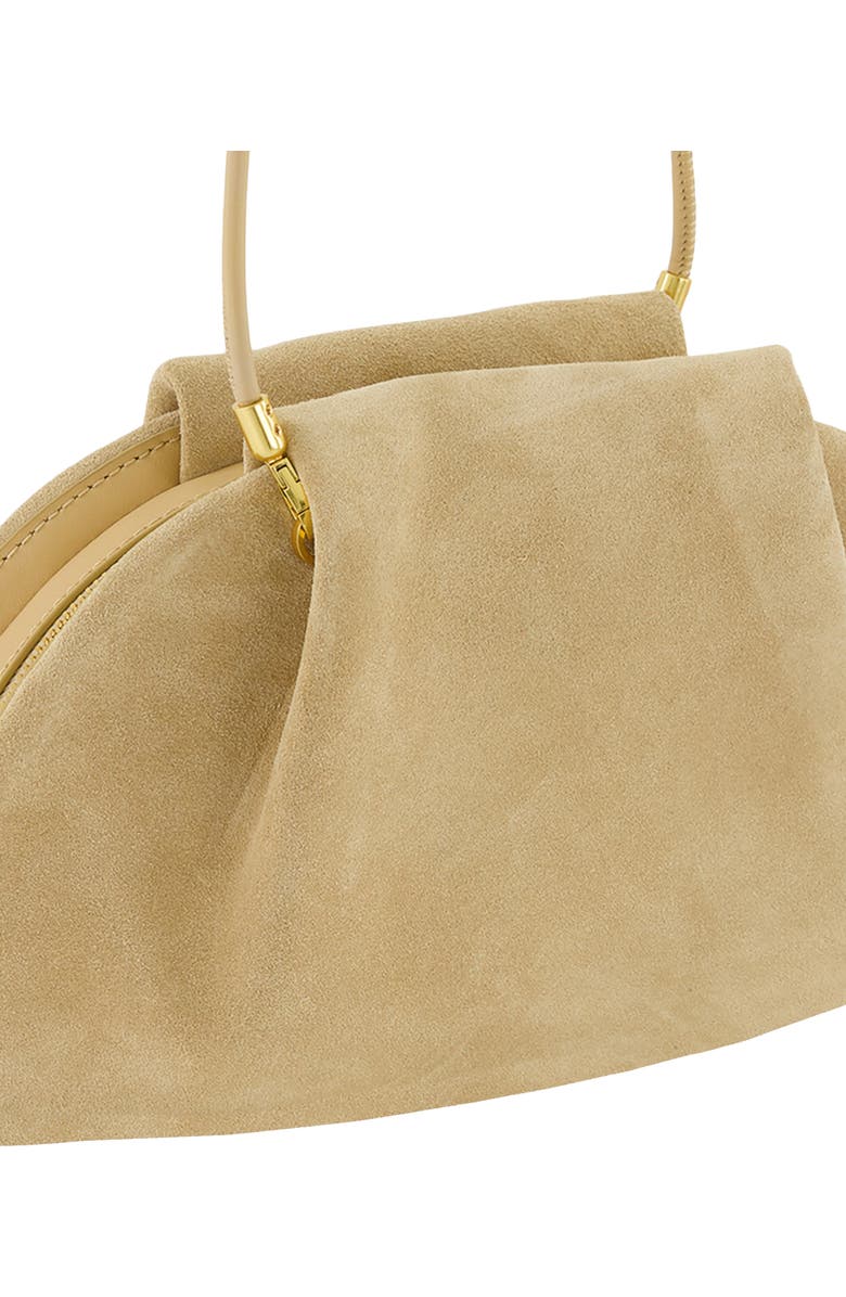 Vince Ava Suede Clutch, Alternate, color, Maiz