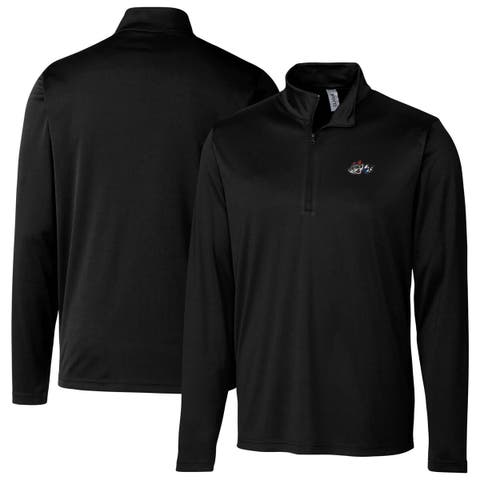 Men's Cutter & Buck  Black Rocket City Trash Pandas  Clique Spin Eco Performance Half-Zip Pullover