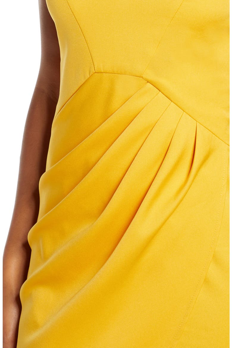 Naima Asymmetrical Cocktail Dress, Alternate, color, YELLOW