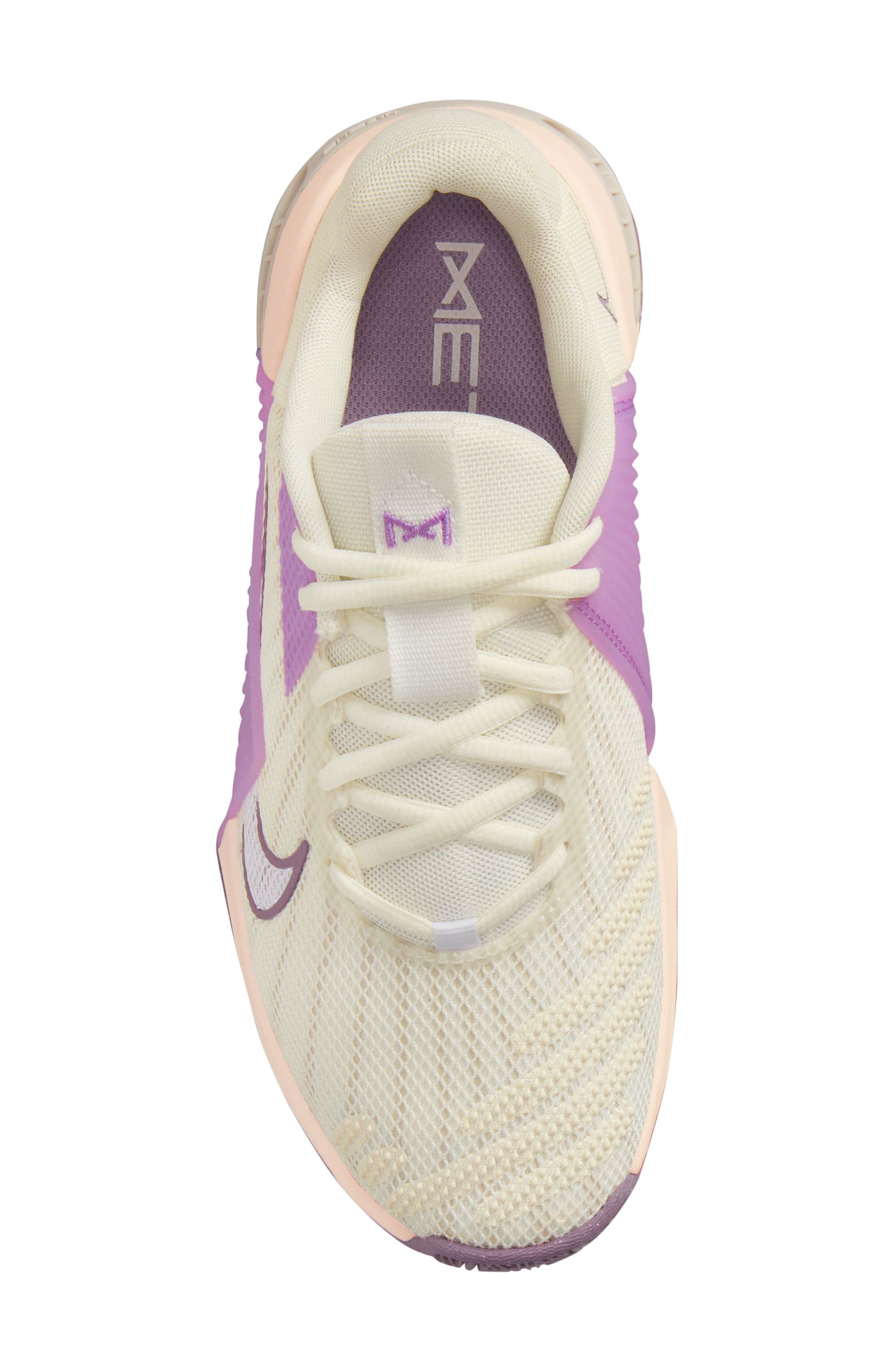 Metcon 9 Training Shoe, Alternate, color, SAIL/ WHITE/ GUAVA/ FUCHSIA