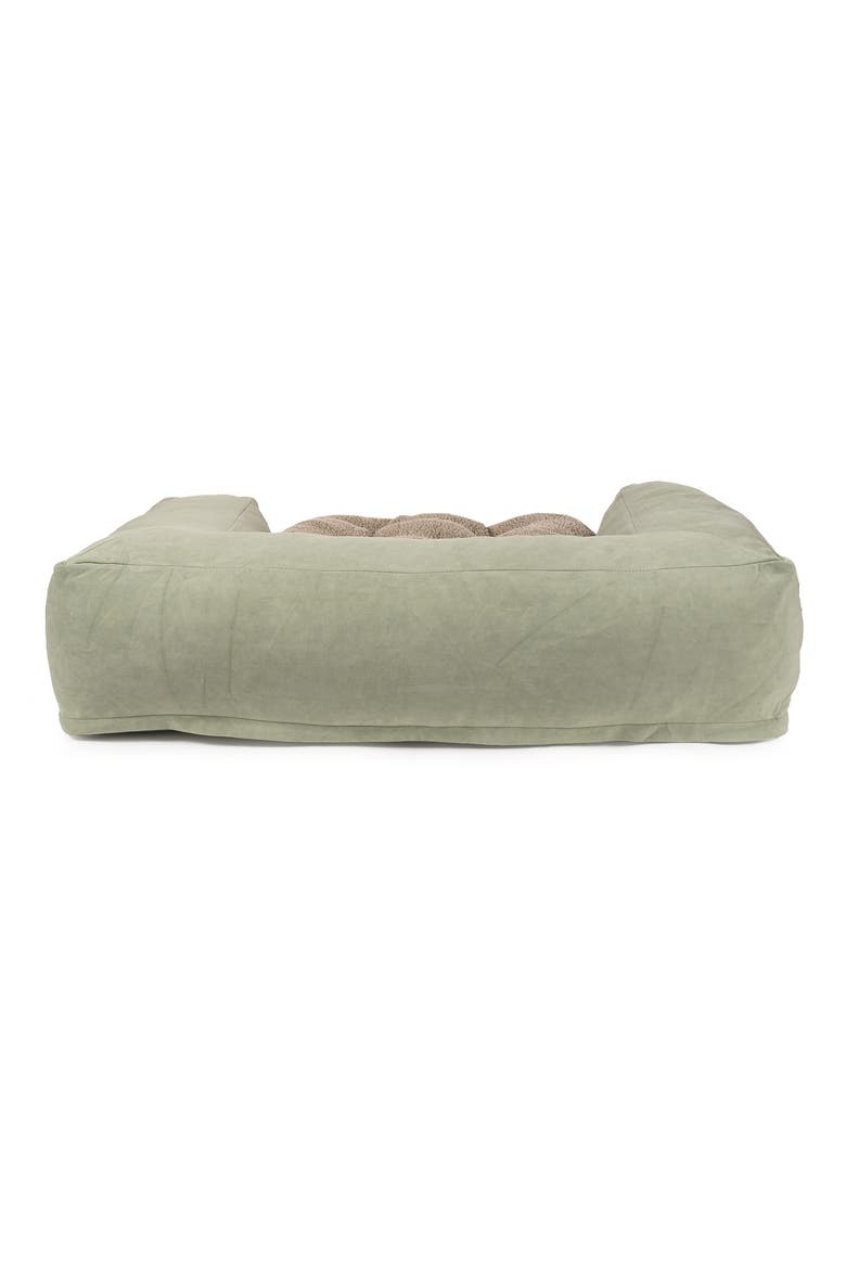 Rectangular Orthopedic Pet Couch Dog Bed, Alternate, color, GREEN