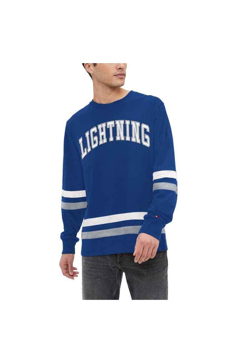Tommy Hilfiger Men's Tommy Hilfiger Blue Tampa Bay Lightning Nolan Long Sleeve T-Shirt, Main, color, Blue