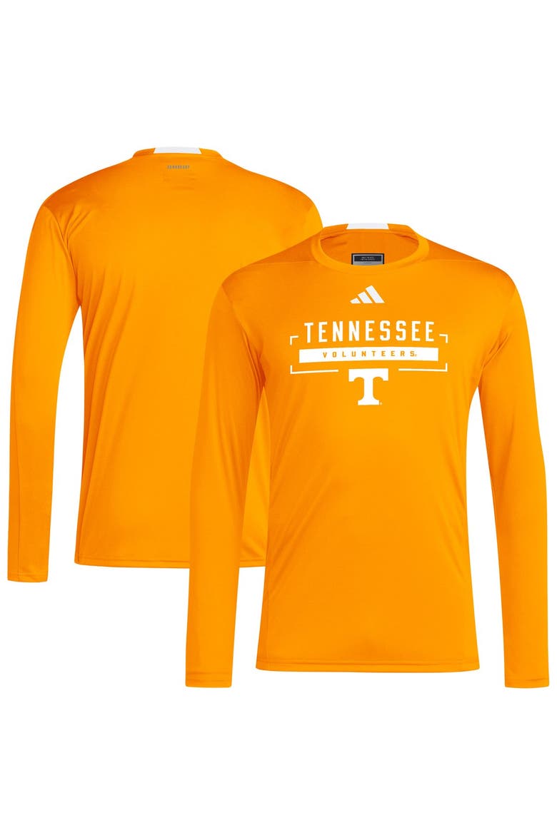 Men's adidas  Tennessee Orange Tennessee Volunteers D4T Long Sleeve T-Shirt, Main, color, Tennessee Orange