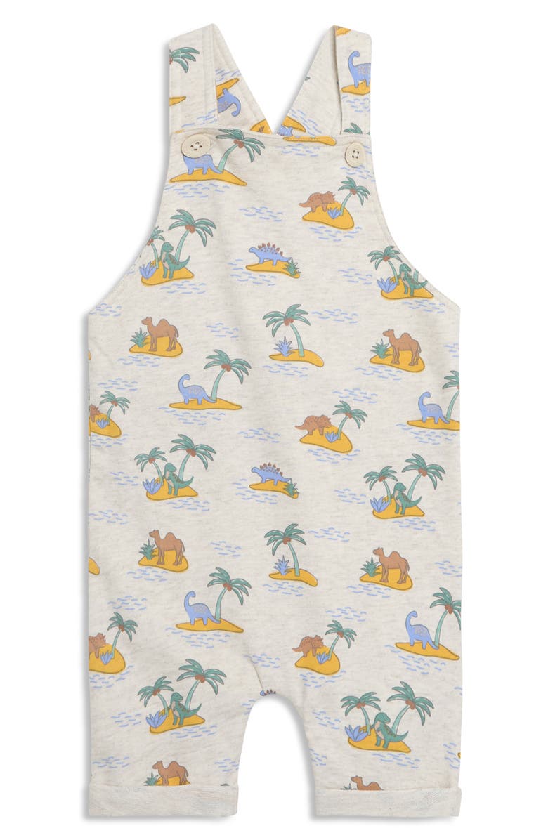 JOJO MAMAN BEBE T-Shirt, Overalls & Bucket Hat Set, Alternate, color, Natural