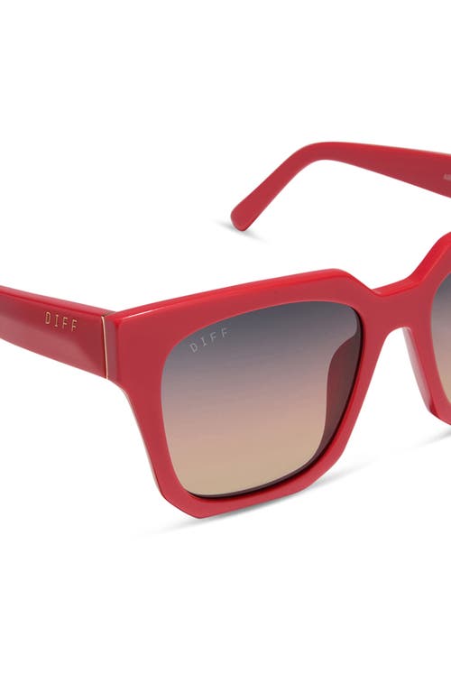 Diff Ariana 54mm Gradient Square Sunglasses