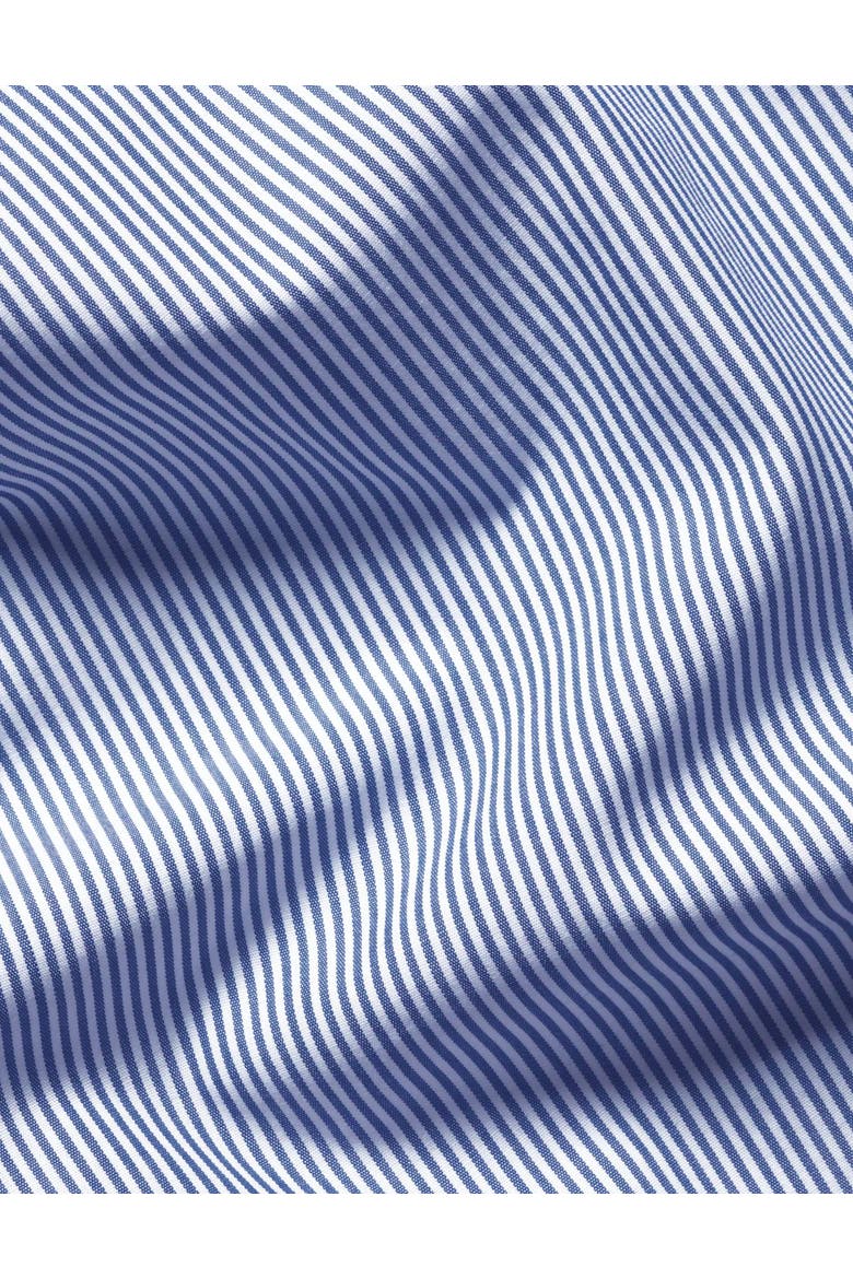 Non-Iron Bengal Stripe Shirt, Alternate, color, Navy