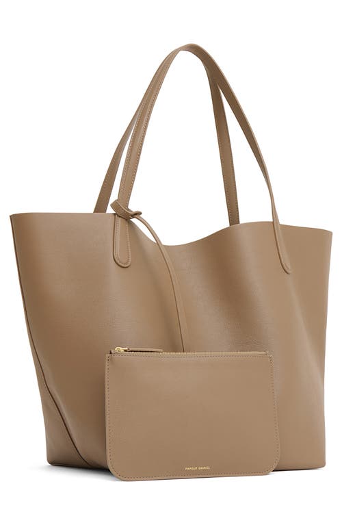 Mansur Gavriel Everyday Soft Leather Tote In Brown