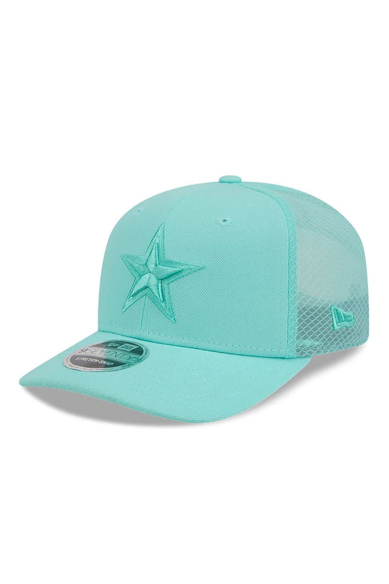 Men's New Era  Mint Dallas Cowboys Color Pack 9SEVENTY Adjustable Hat, Main, color, Mint