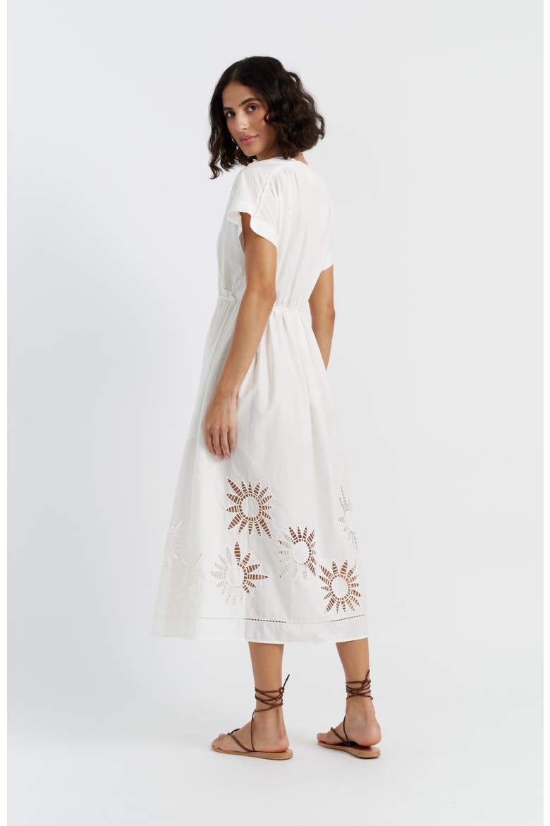 Broderie Dress, Alternate, color, CREAM