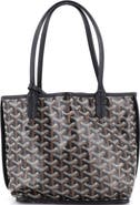 Pre-Owned Goyard Anjou Reversible Tote Coated Canvas Mini
