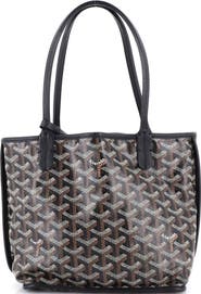 Pre-Owned Goyard Anjou Reversible Tote Coated Canvas Mini