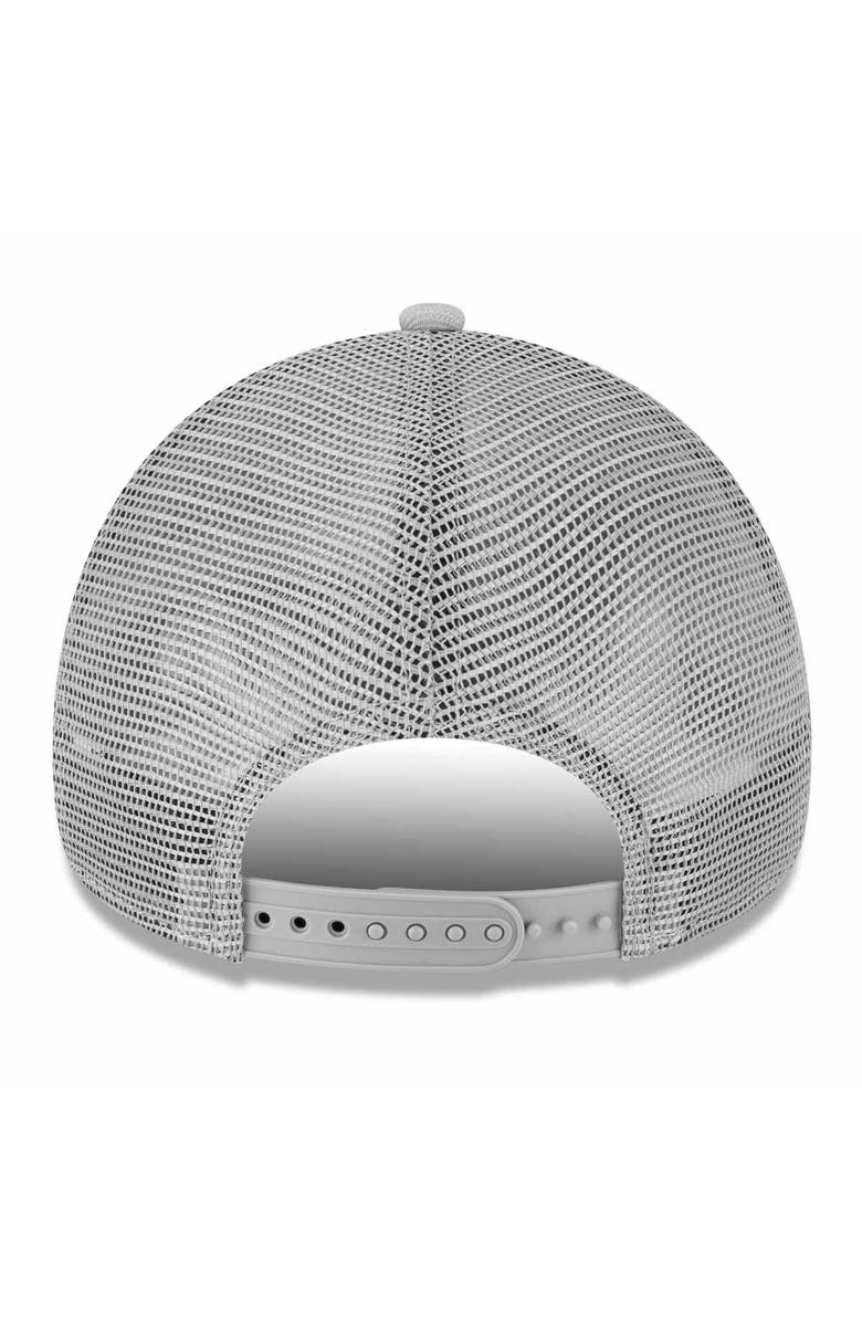 New Era Men's New Era Gray Dale Earnhardt Jr. Budweiser 9FORTY A-Frame Trucker Adjustable Hat, Alternate, color, Gray