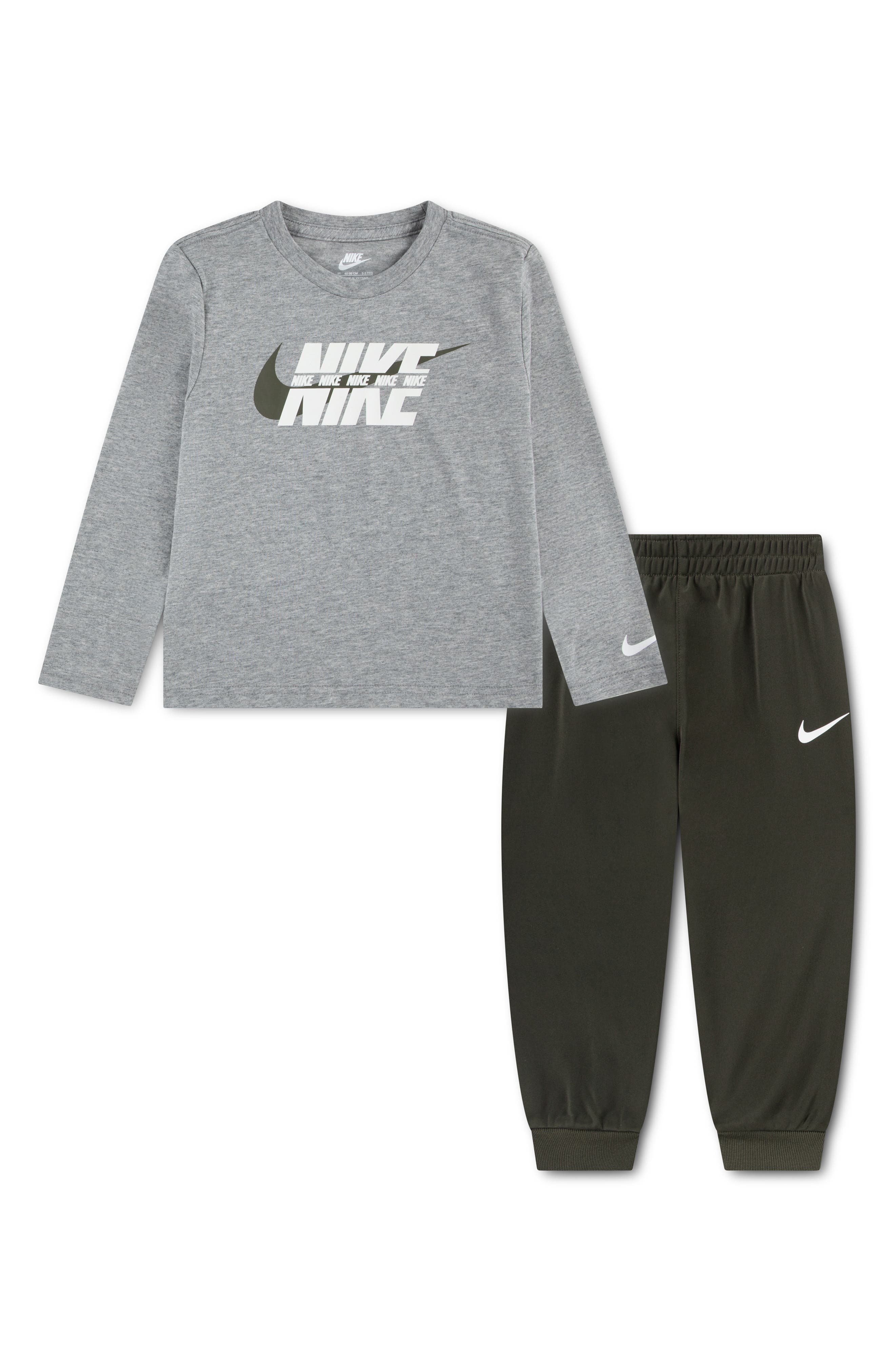 Kids' Swoosh T-Shirt and Pants Set