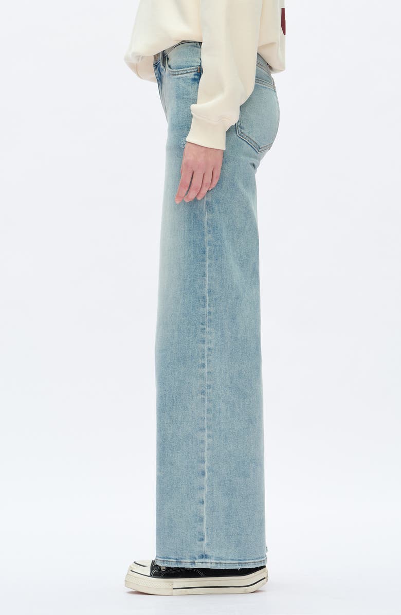 Bayeas Mid Rise Wide Leg Jeans, Alternate, color, Retro Light Blue