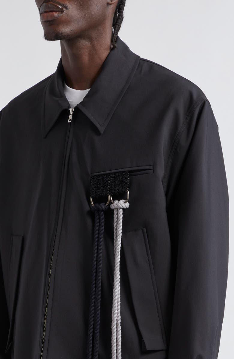 SONG FOR THE MUTE Dangling Rope Coach's Jacket, Alternate, color,