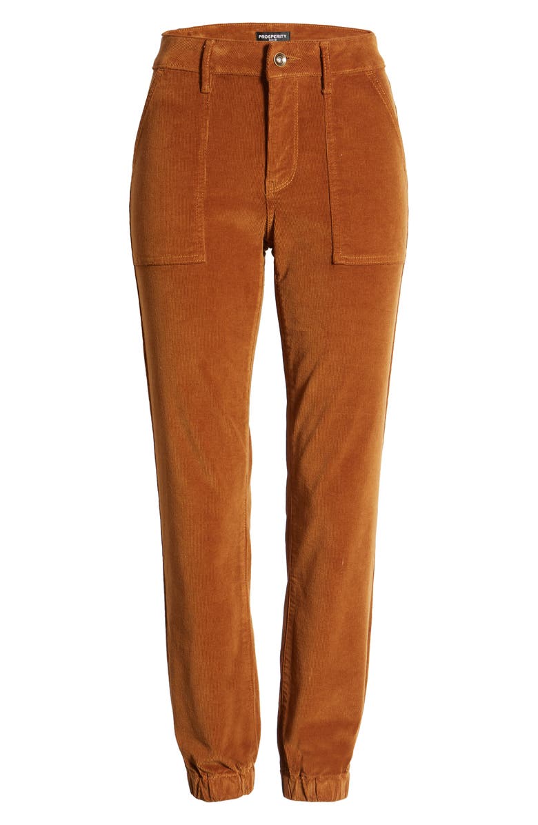 Prosperity Denim Corduroy Jogger Pants, Alternate, color, 