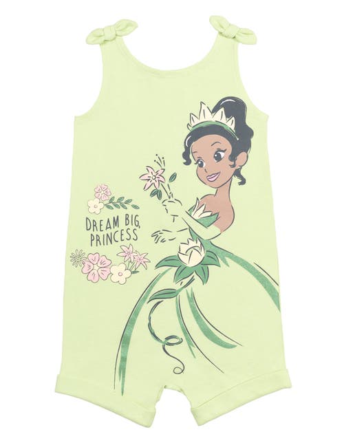 Disney Princess Sleeveless Romper Headband Set In Green