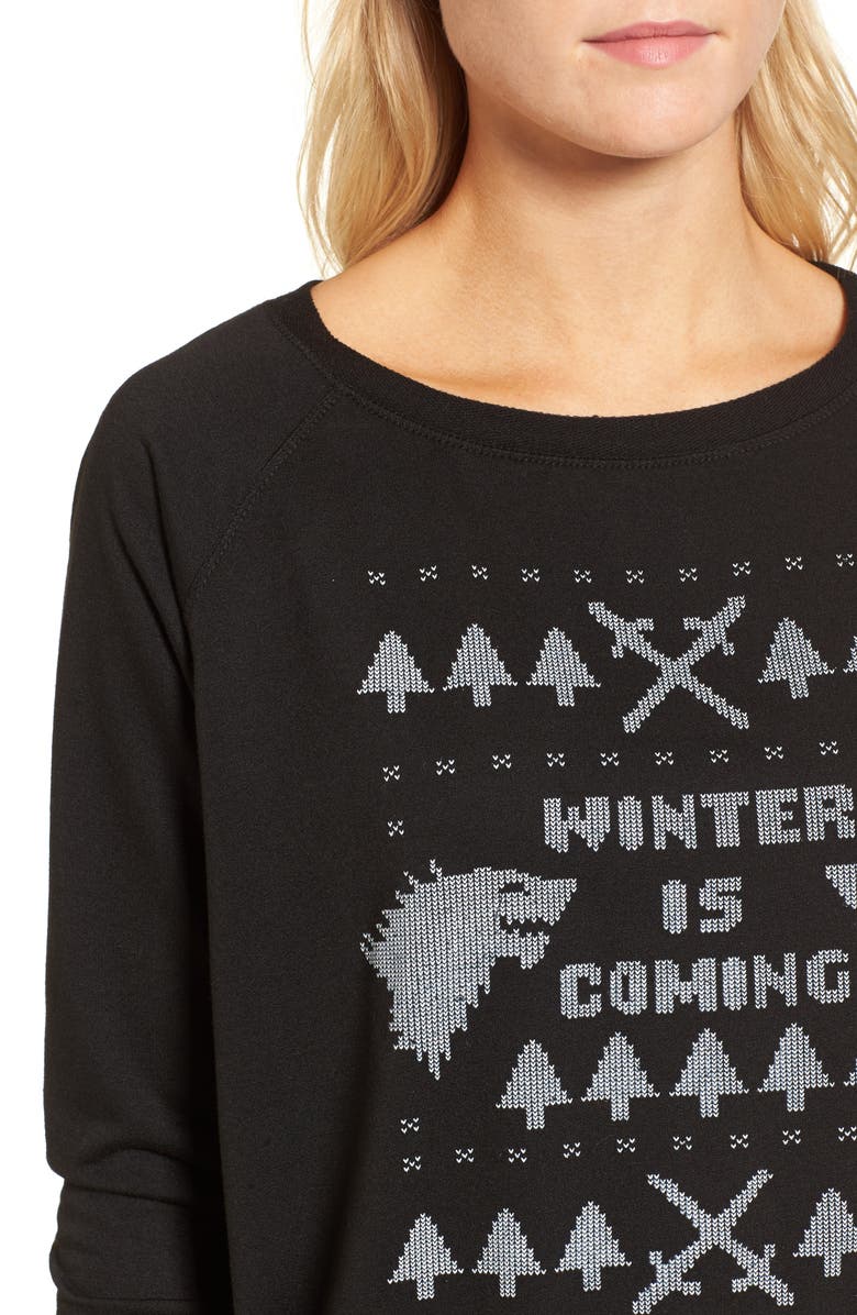 Prince Peter Winter Is Coming Sweatshirt, Alternate, color,