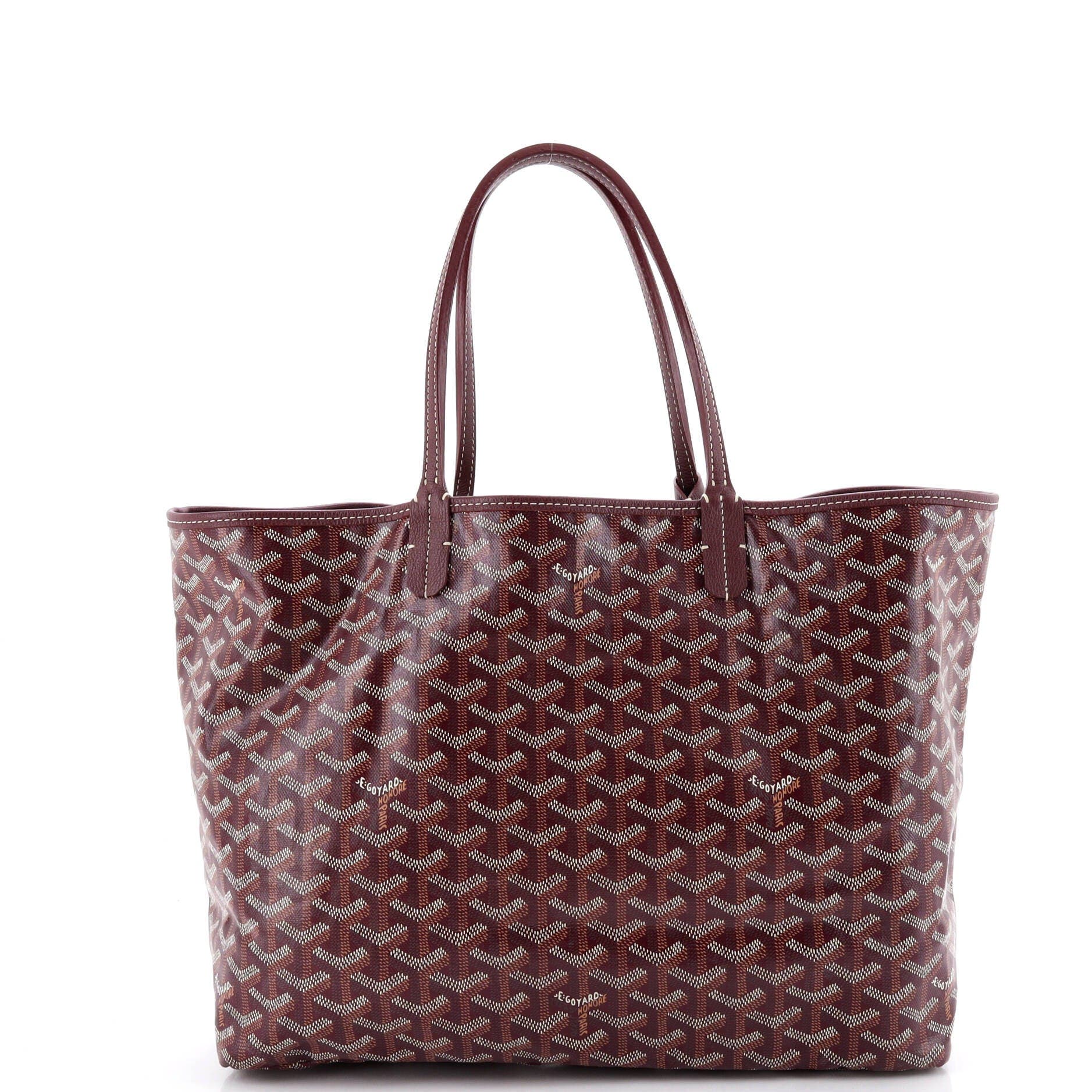 Pre-Owned Goyard Saint Louis Tote Coated Canvas PM, Main, color, Rose Gold