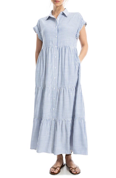 Tiered Maxi Shirtdress