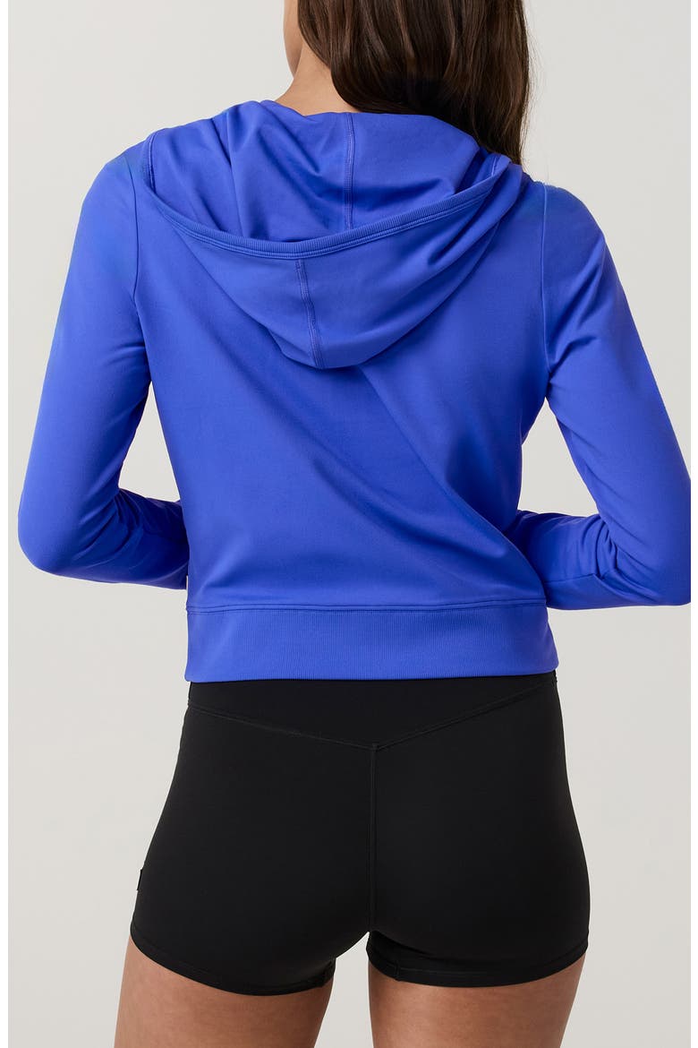 Halo Mini Full Zip Hoodie, Alternate, color, ELECTRIC BLUE