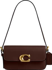 COACH Zoe Refined Calf Leather Shoulder Bag