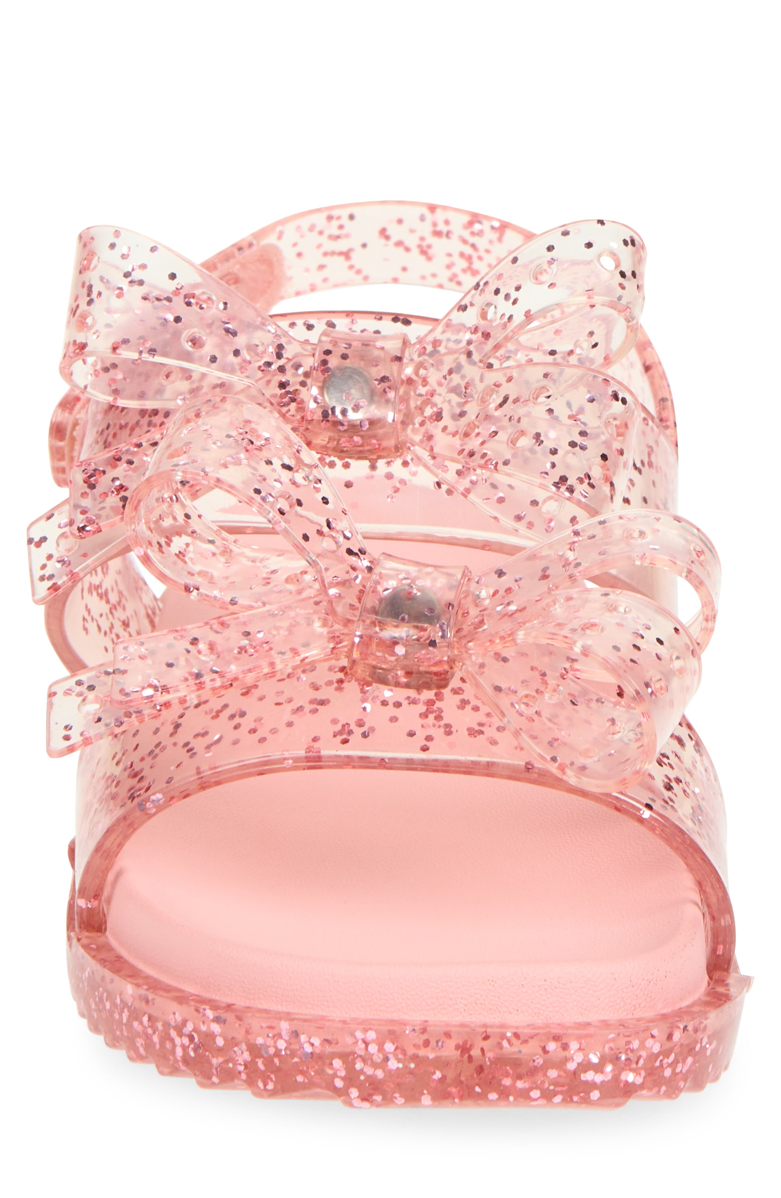 Kids' Meadow Jelly Sandal, Alternate, color, PINK GLITTER