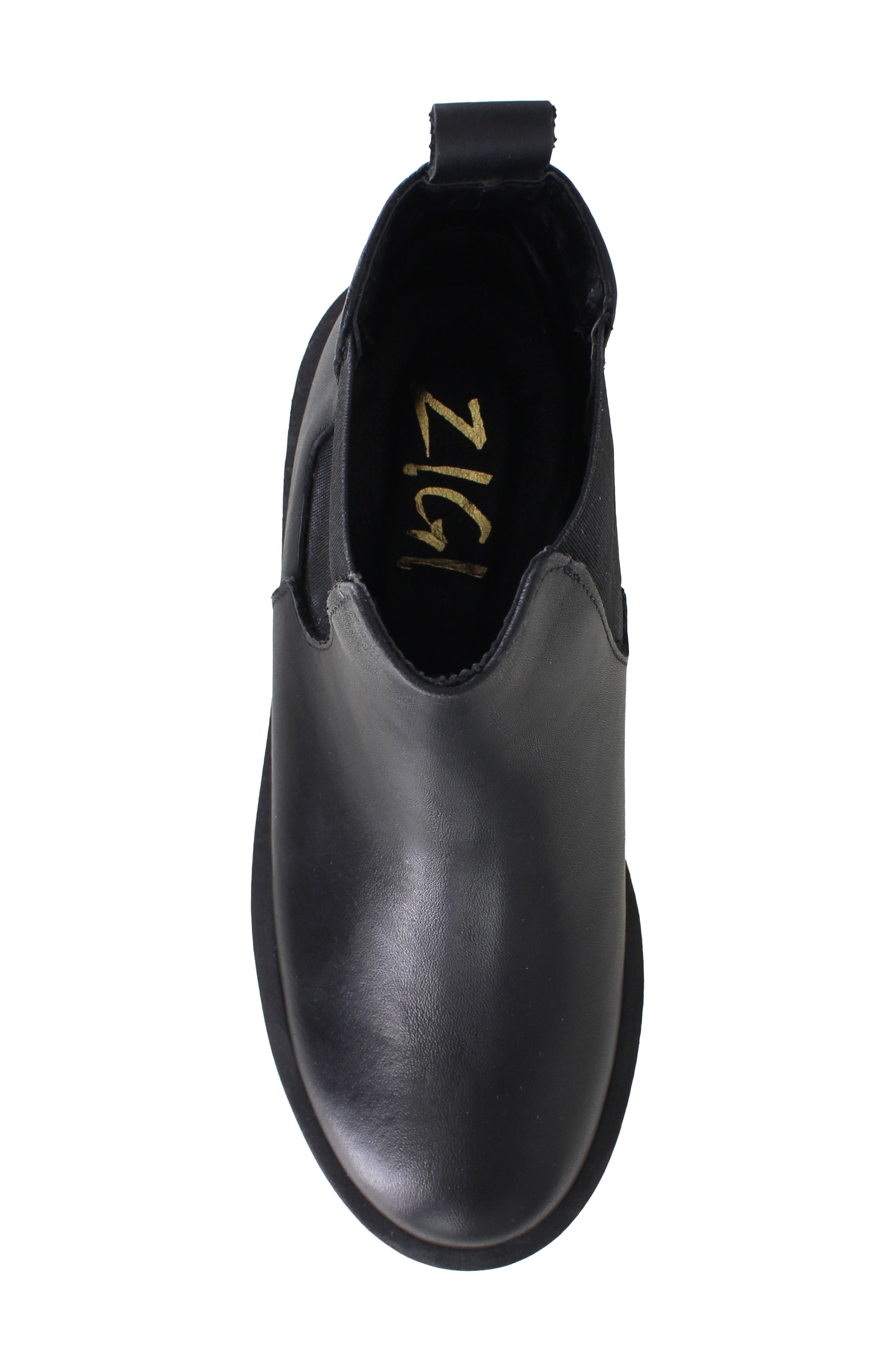ZIGI Josefa Waterproof Chelsea Boot, Alternate, color, Black