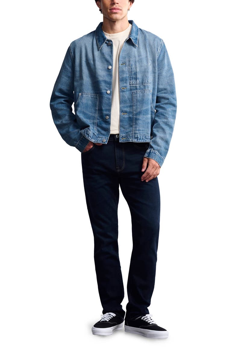 Bridge Straight Leg Jeans, Alternate, color, DARK DENIM