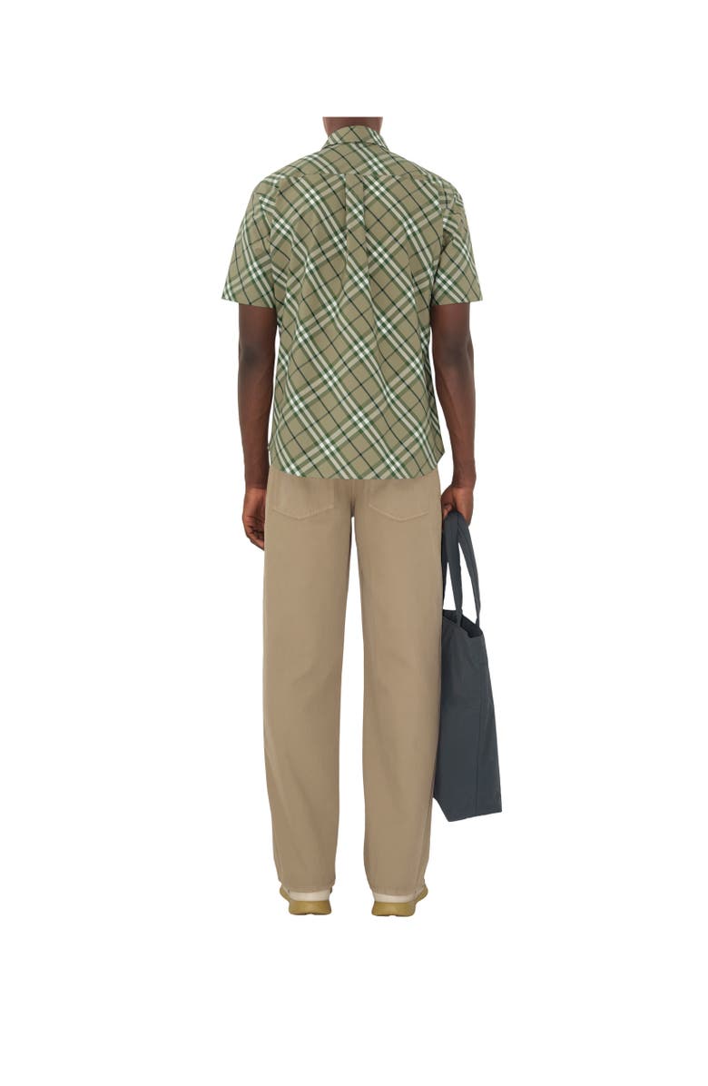 Burberry Check Cotton Shirt, Alternate, color,