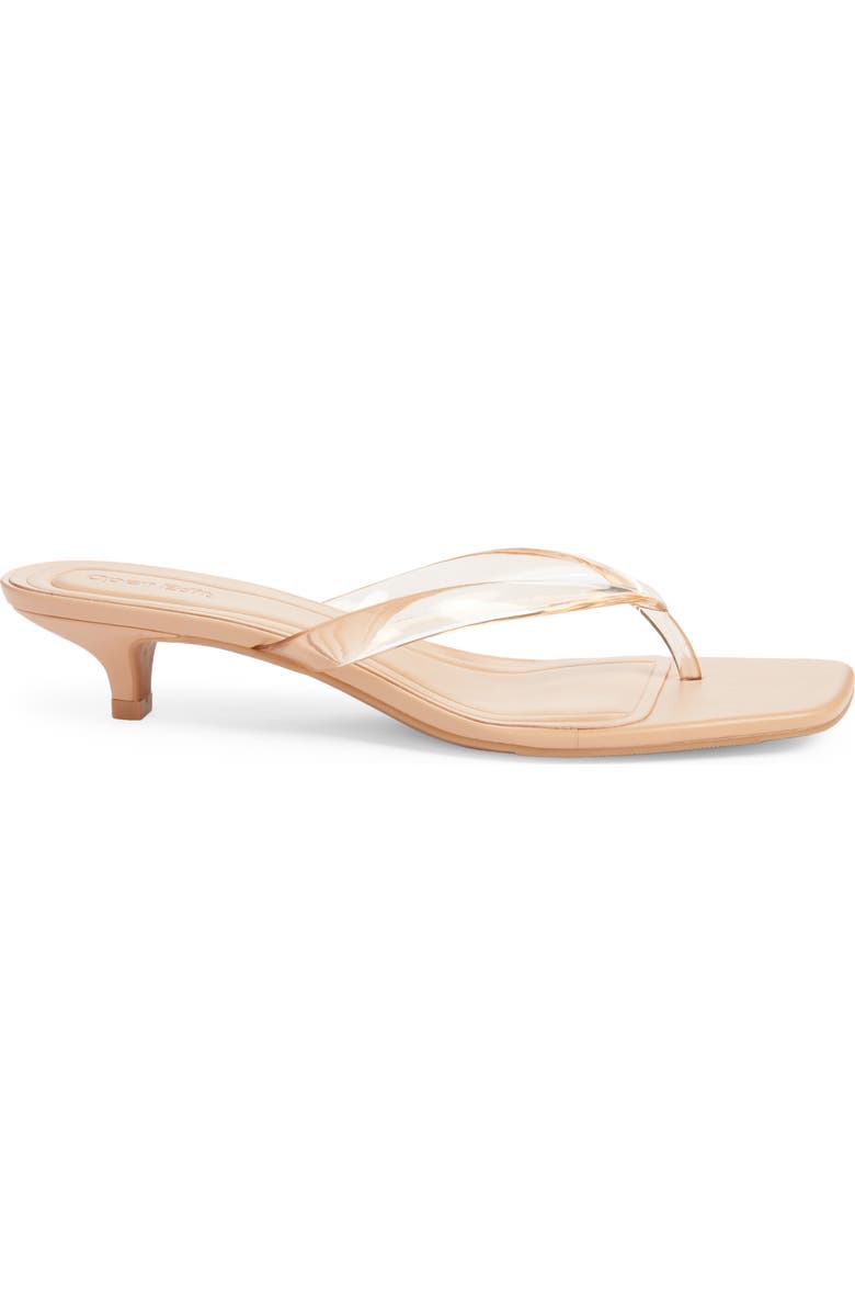 Open Edit Tori Kitten Heel Flip Flop, Alternate, color, Tan Latte