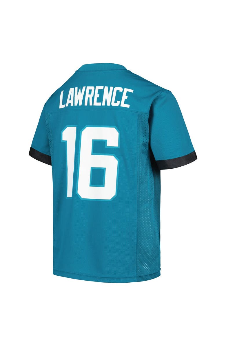 Outerstuff Youth Trevor Lawrence Teal Jacksonville Jaguars Replica Player Jersey, Alternate, color, Teal