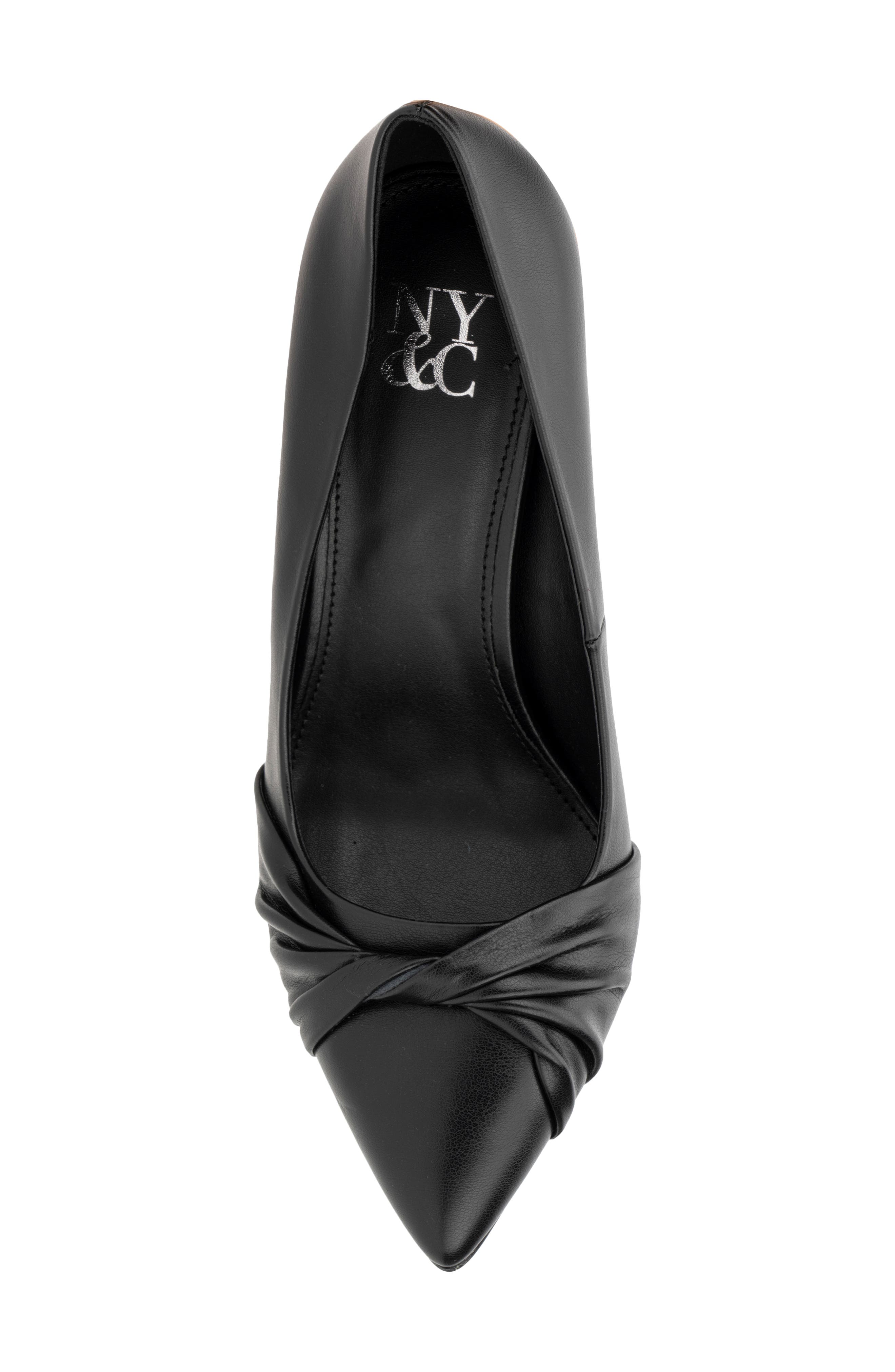 NEW YORK AND COMPANY Monique Twist Pump, Alternate, color, Black