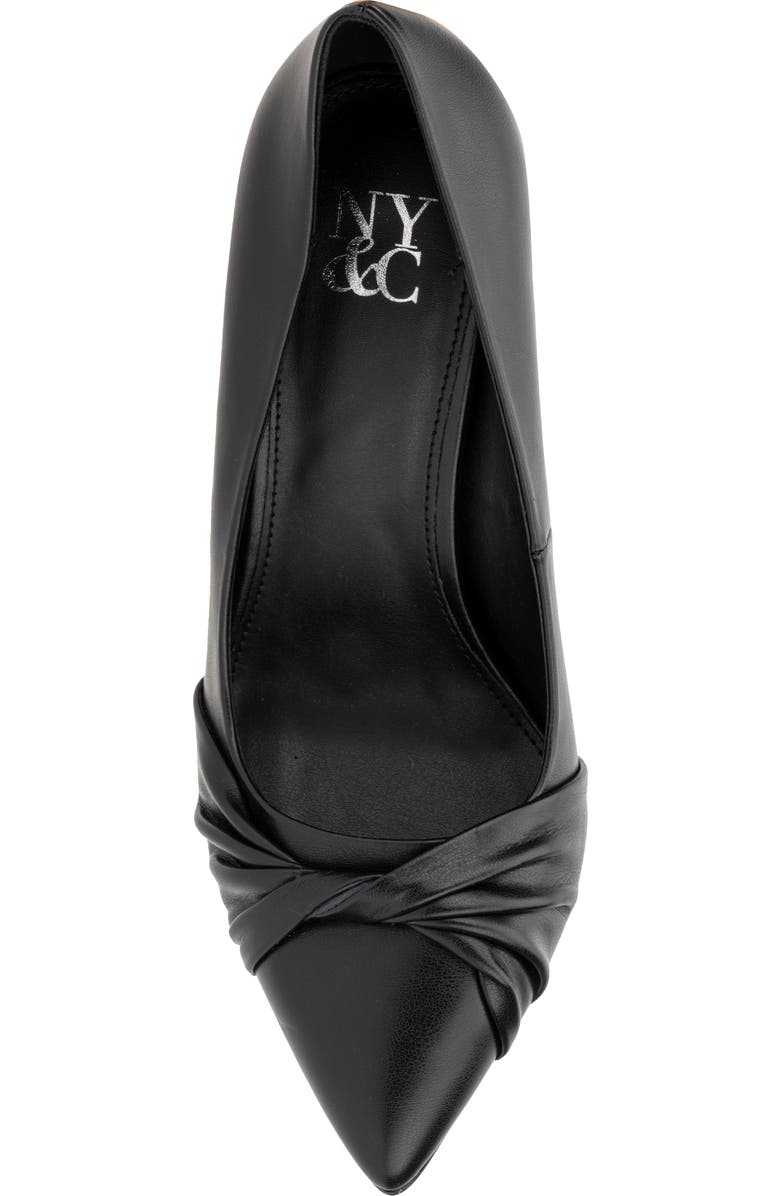 NEW YORK AND COMPANY Monique Twist Pump, Alternate, color, Black