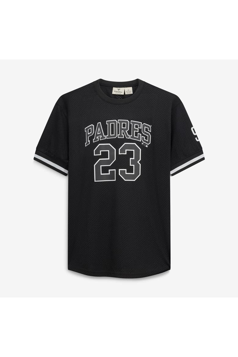 Men's Fanatics Fernando Tatis Jr. Black/White San Diego Padres Big & Tall Heavyweight Mesh Jersey, Alternate, color, Black