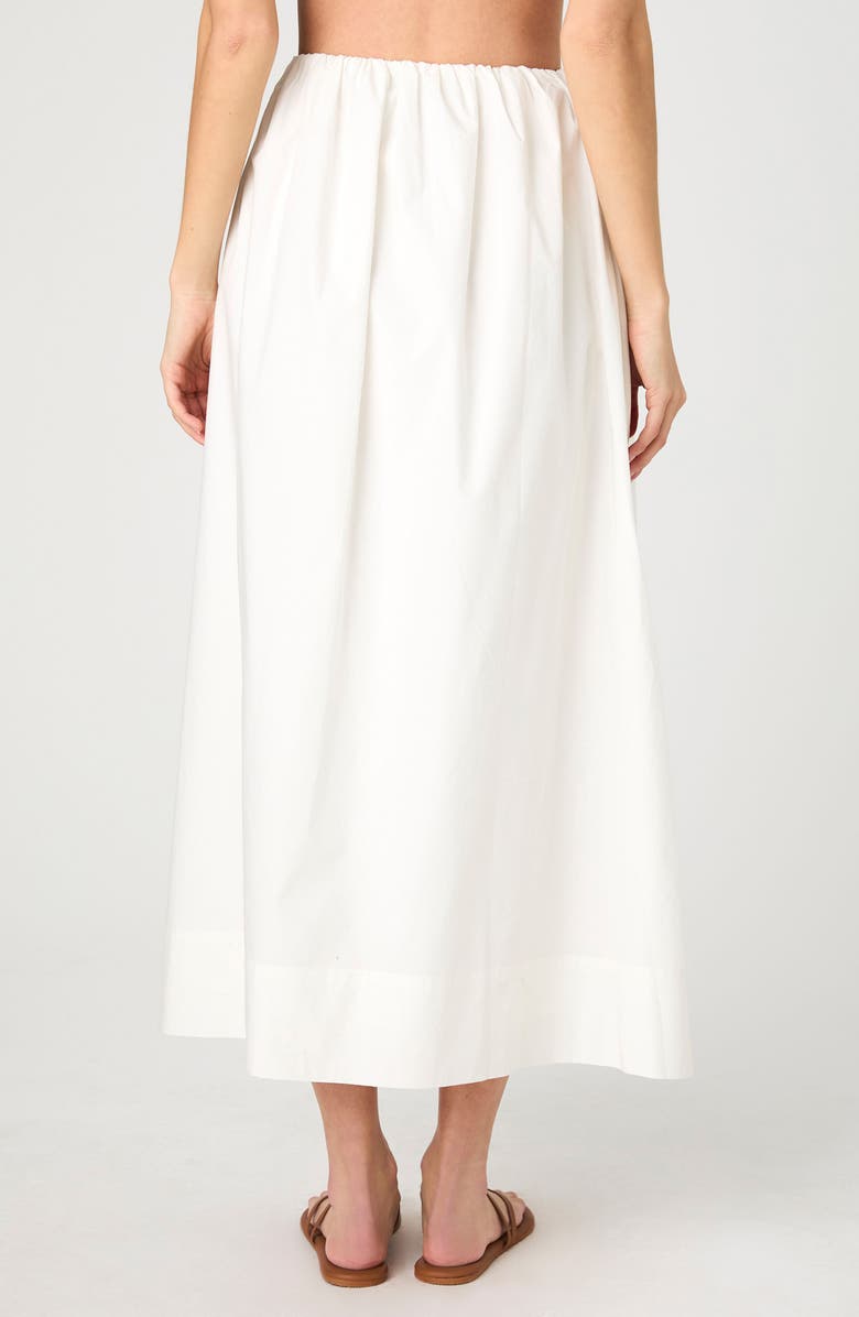French Connection Nomi Cotton Maxi Skirt, Alternate, color, Summer White