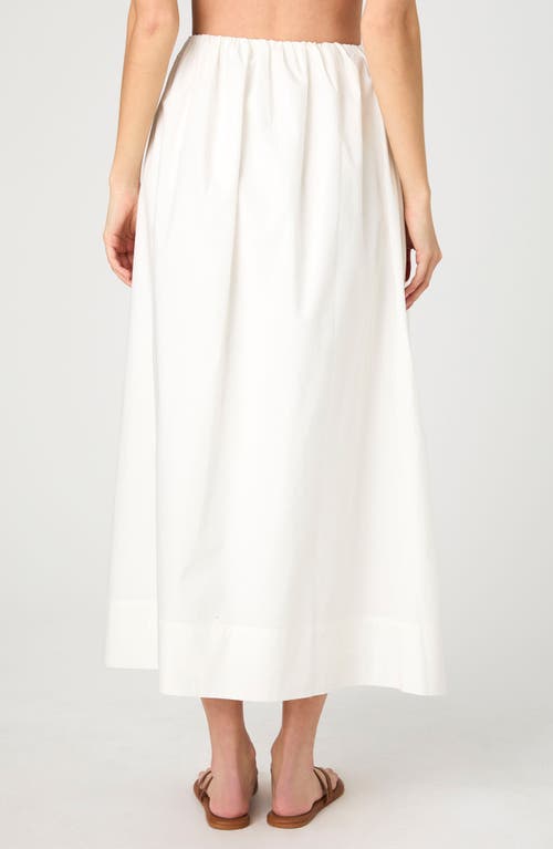 French Connection French Conection Nomi Cotton Ruched Midi Skirt