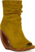 AZALEA WANG Arlo Peep Toe Bootie