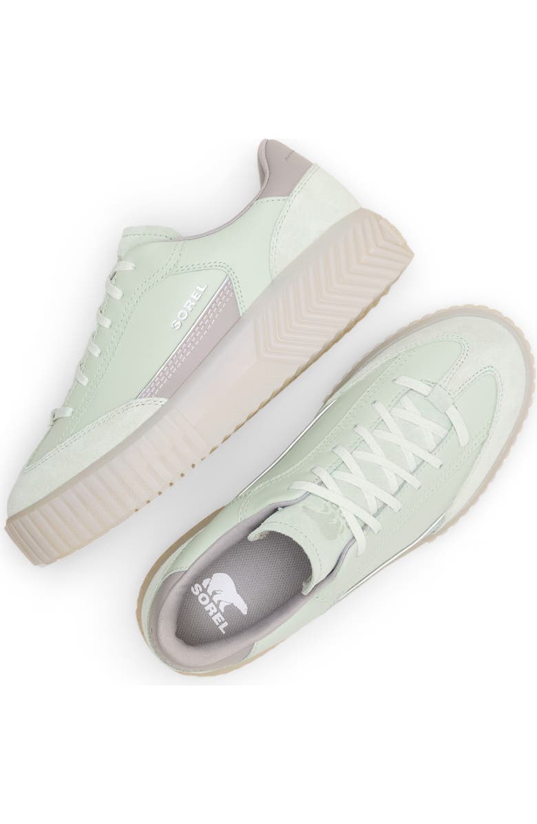 SOREL Ona Ave T-Toe Platform Sneaker, Alternate, color, Cool Green/ Chrome Grey