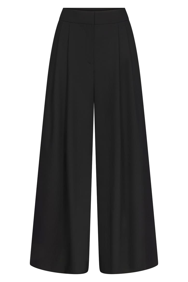 Suiting Oversize Wide Leg Pants, Alternate, color, BLACK