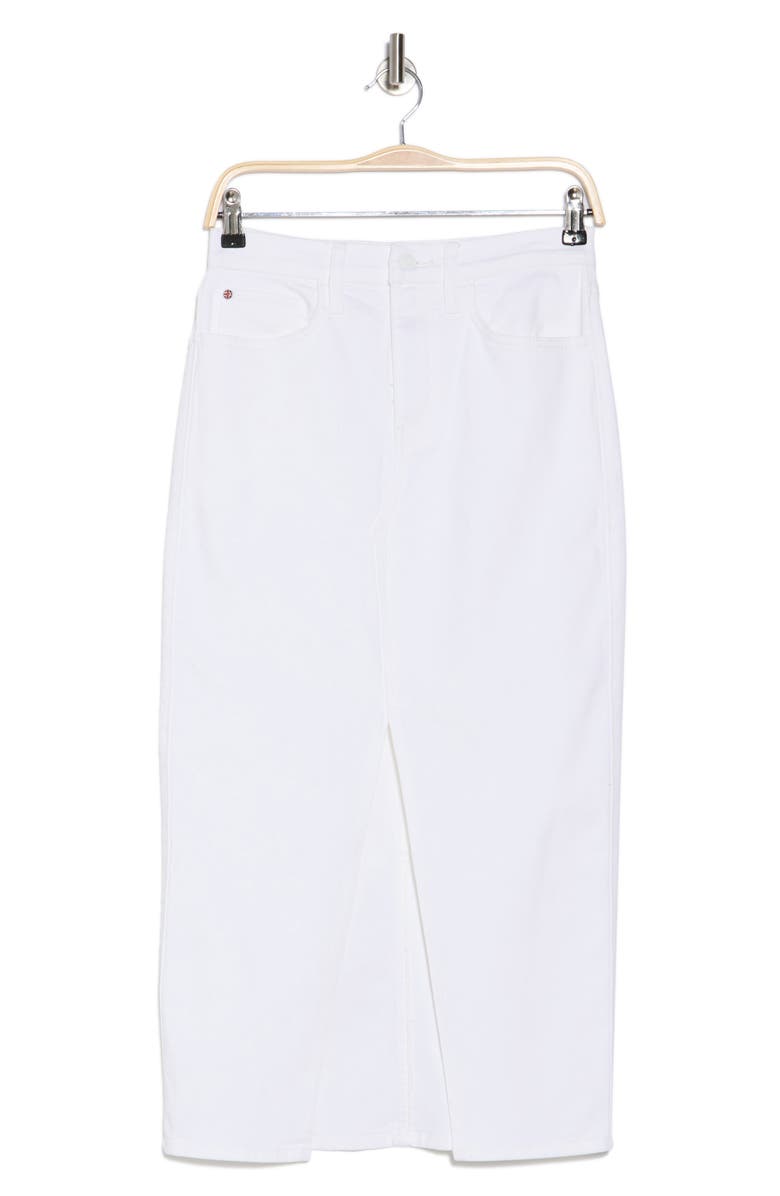 Hudson Jeans Denim Midi Skirt, Alternate, color, White