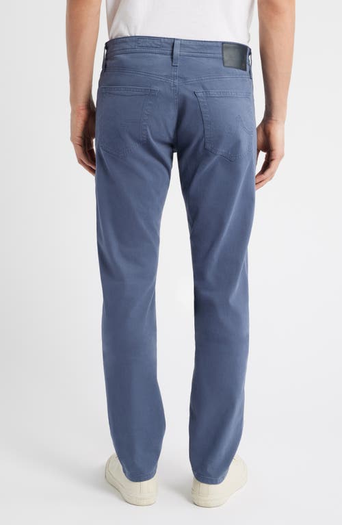 Ag Everett Sueded Stretch Sateen Slim Straight Leg Pants