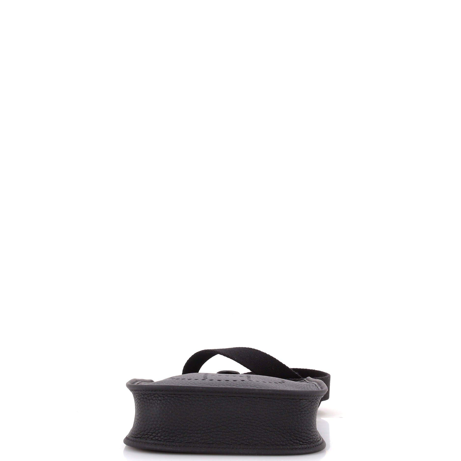 Pre-Owned Hermes Evelyne Bag Gen III Clemence TPM, Alternate, color, Noir