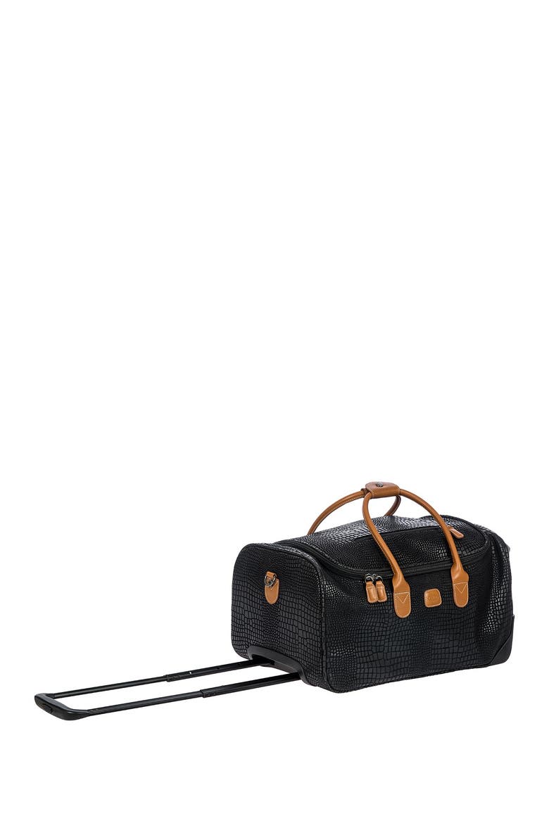 My Safari 21" Rolling Duffle Bag, Alternate, color, BLACK