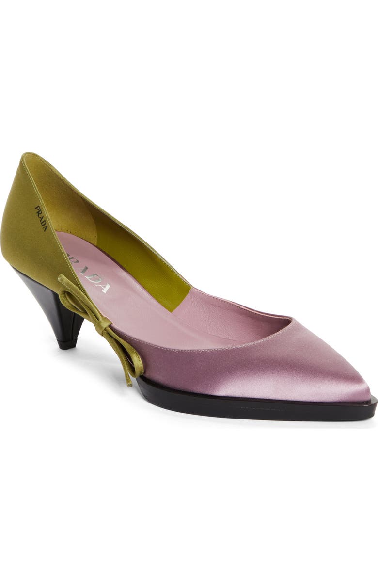 Prada Runway Colorblock Pointed Toe Pump, Main, color,