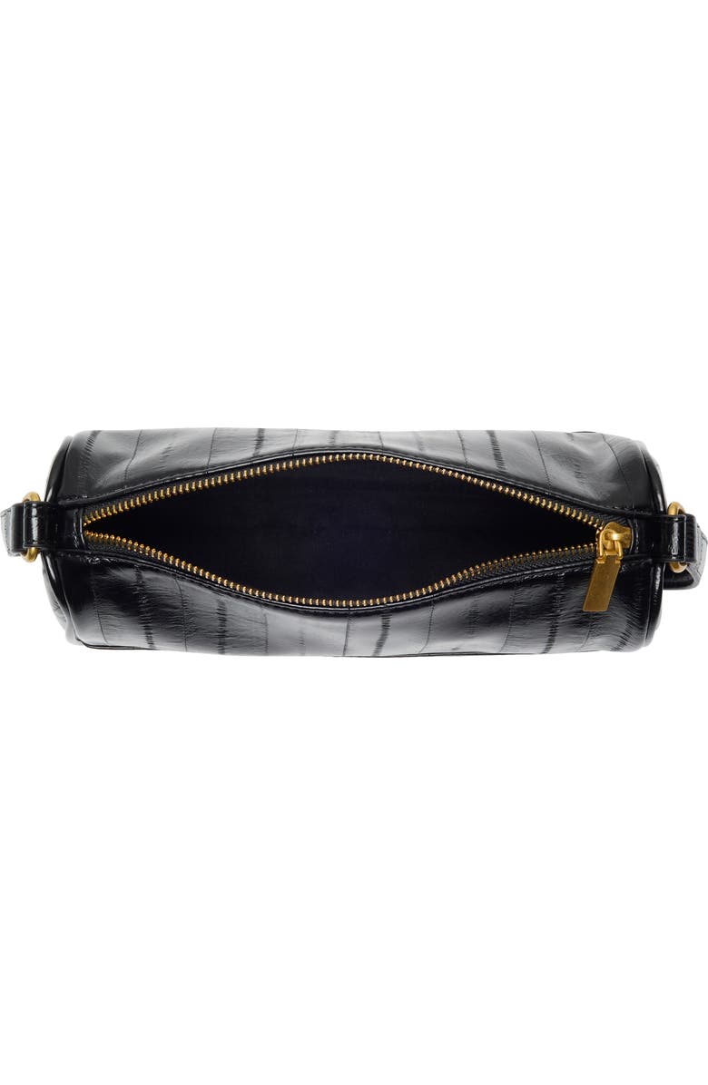 Tahari Barrel Shoulder Bag, Alternate, color, Black