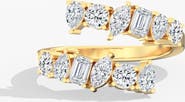 Everlee Multi Shape Bypass Lab Diamond Ring in 14K Gold