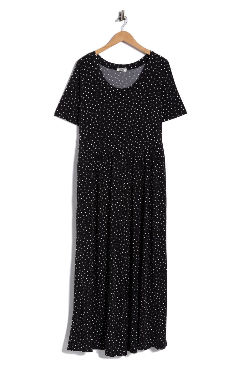 Polka Dot Wide Leg Jumpsuit, Alternate, color, BLACK DOT