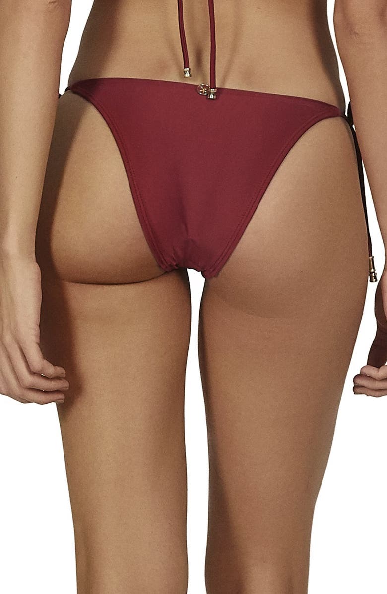 ViX Paula Hermanny ViX Swimwear Side Tie Bikini Bottoms, Alternate, color, 