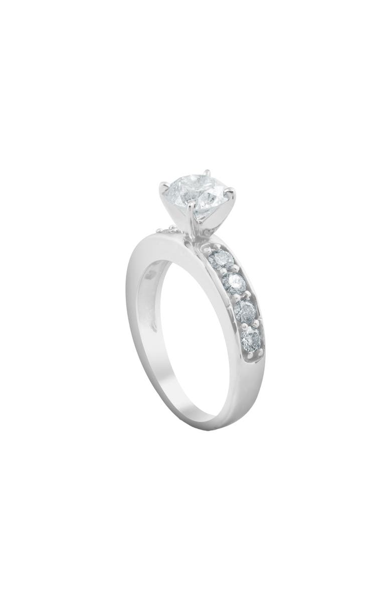 Bliss Diamond 2Ct Round Cut Diamond Engagement Solitaire Ring Gold Lab Grown, Alternate, color, 